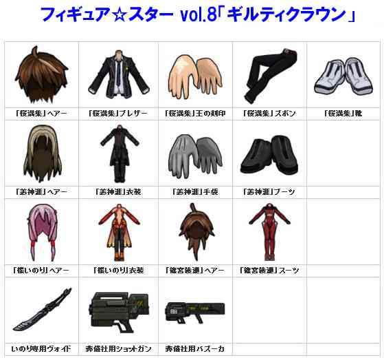 コラボレーションアイテム一覧