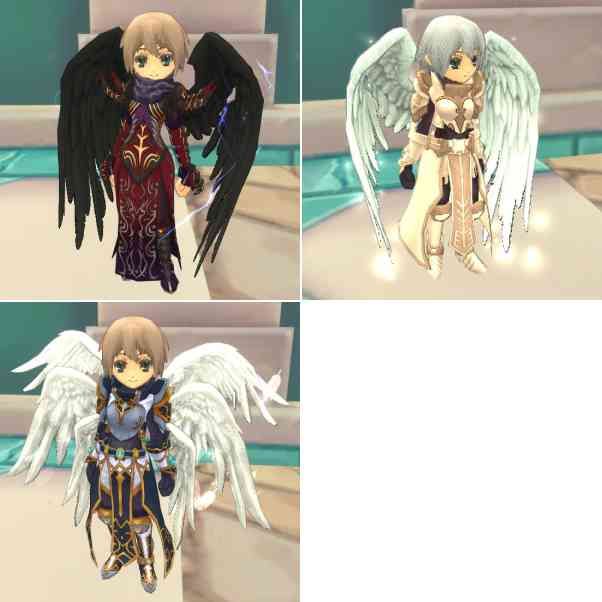 ファインディング・ネバーランド・オンライン、大堕天使の翼＆六翼天使の翼