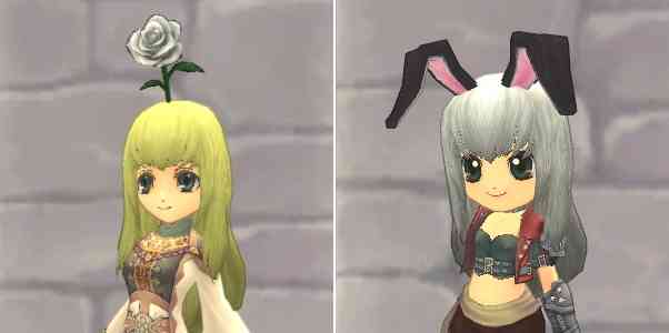 「SPバラ髪飾り」「SPウサミミ・黒」