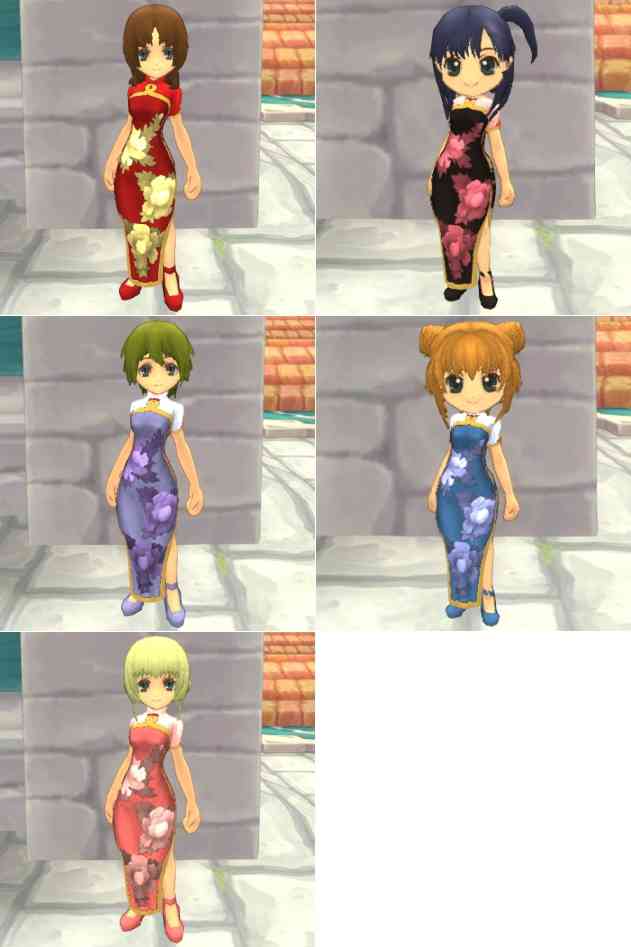 ファインディングネバーランドオンライン、チャイナドレス