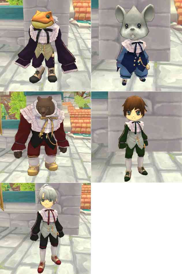 ファインディングネバーランドオンライン、貴族紳士スーツ