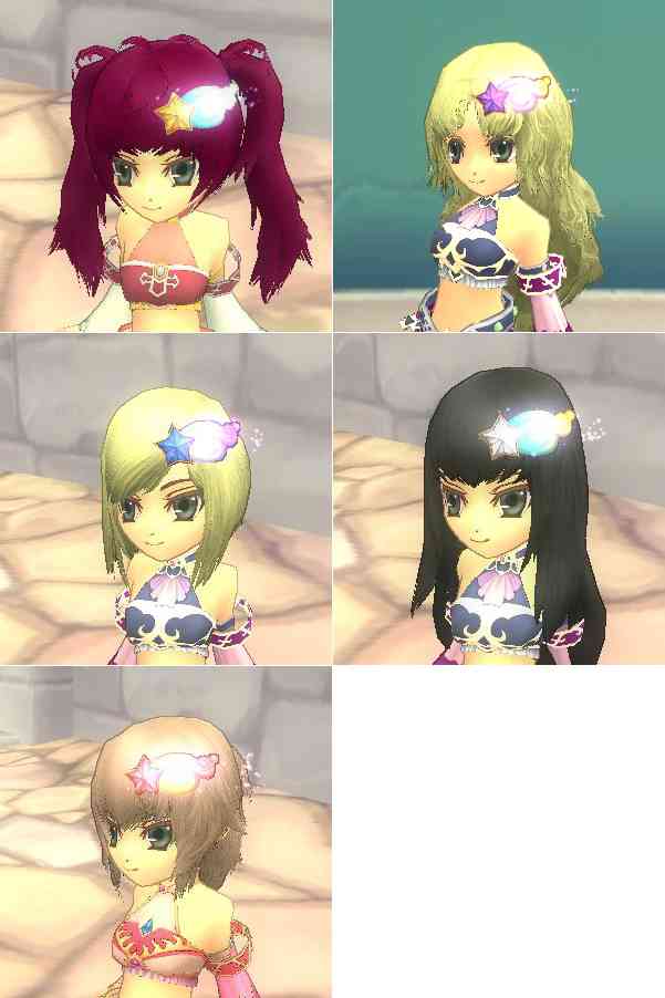 ファインディングネバーランドオンライン、流星髪飾り