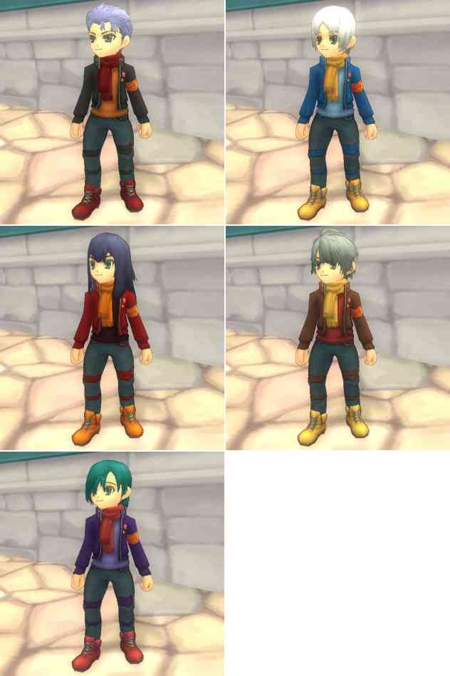 ファインディングネバーランドオンライン、男革服