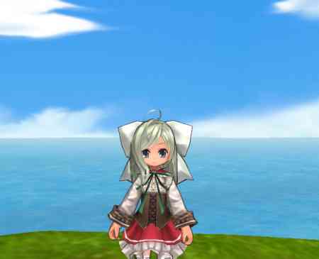 エミルクロニクルオンライン、超でかでかリボン（白）画像