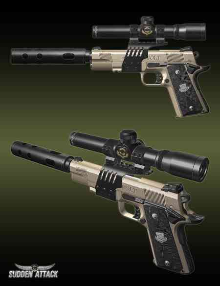 サドンアタック、新規武器「Colt M1911A1(S)」画像