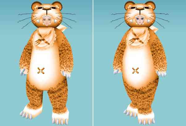 着ぐるみ、コグニート男性&コグニート女性画像