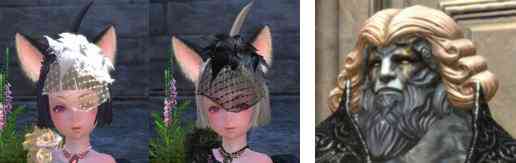 TERA(テラ)、ホワイトベール・ブラックベール&ブロンドウィッグ画像