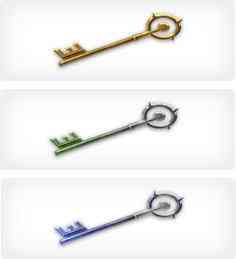 カウンターストライクオンライン(CSO)、悪夢の鍵、猛毒の鍵、幻影の鍵画像